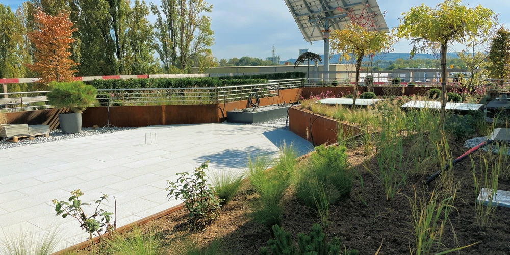 Einander Ergänzen Dachterrasse2 Energie Arena