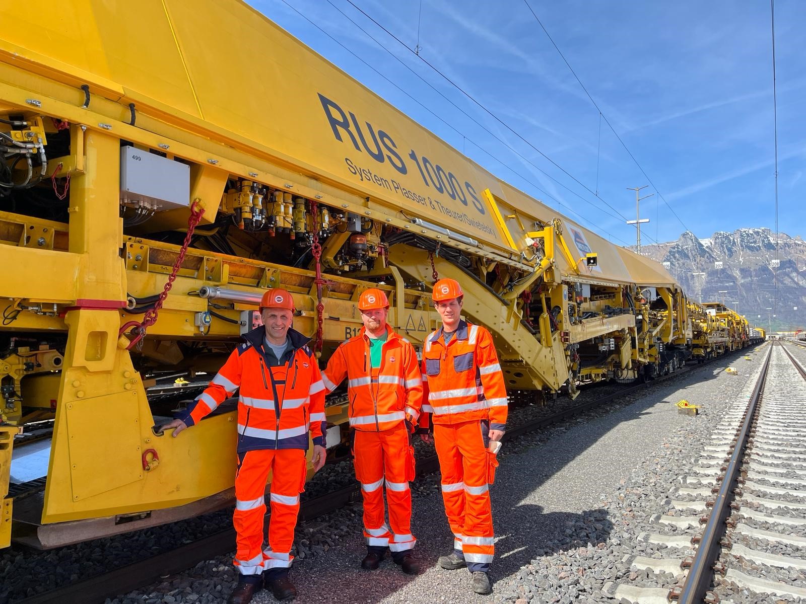 Der Erwin auf seiner Maschin’: Mit 200 Metern und 800 Tonnen
